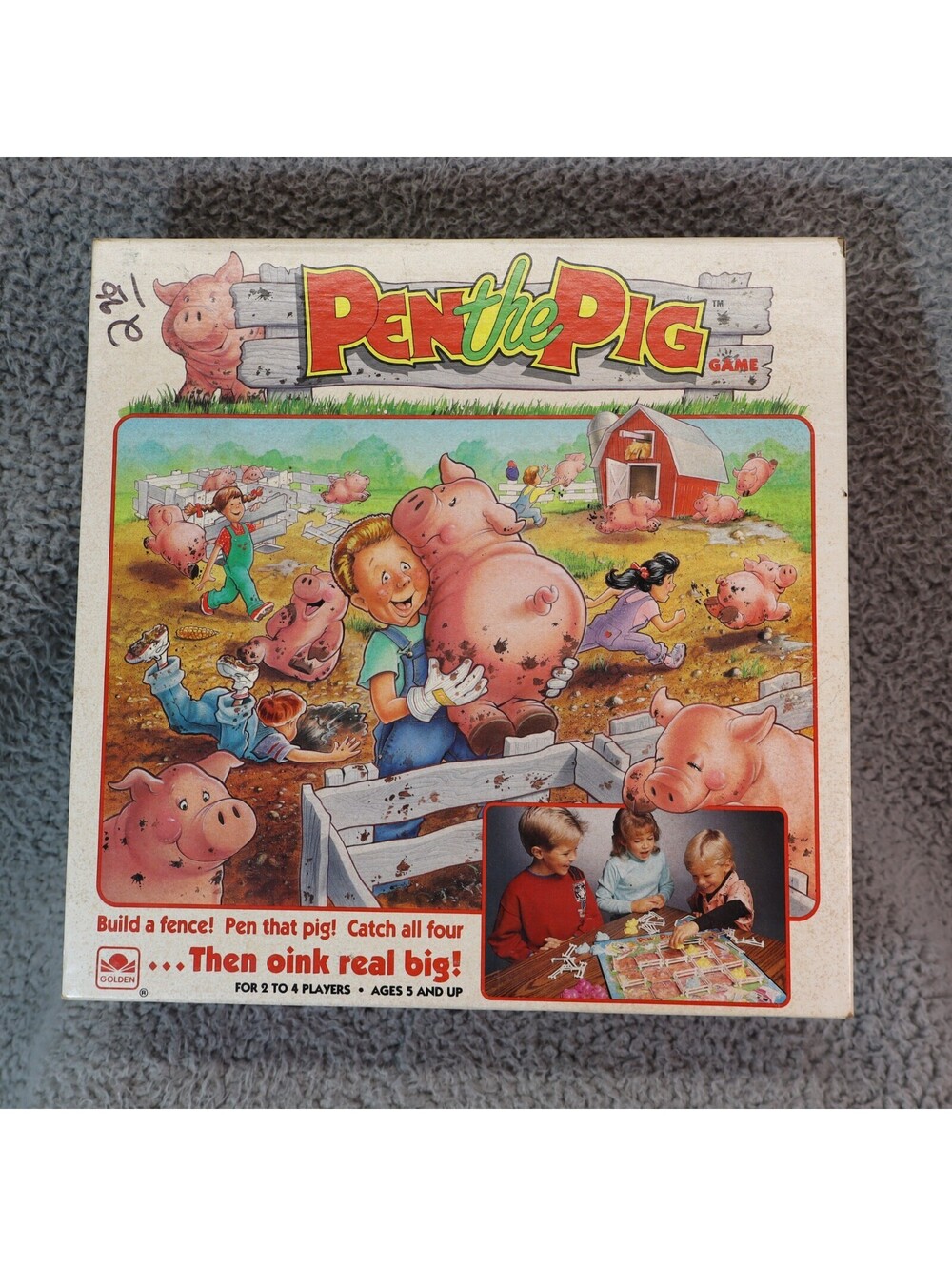 Vintage Pen The Pig Board Game Complete